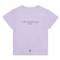 Short-sleeved jersey T-shirt - Mauve