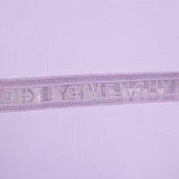 T-shirt avec bande en transparence - Mauve