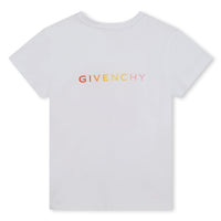 T-shirt logo à manches courtes en coton - Blanc