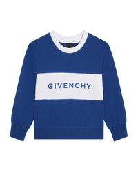Sweat molleton bicolore - Bleu Roi