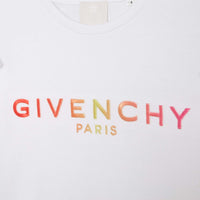 Short-sleeved ruffled T-shirt - White