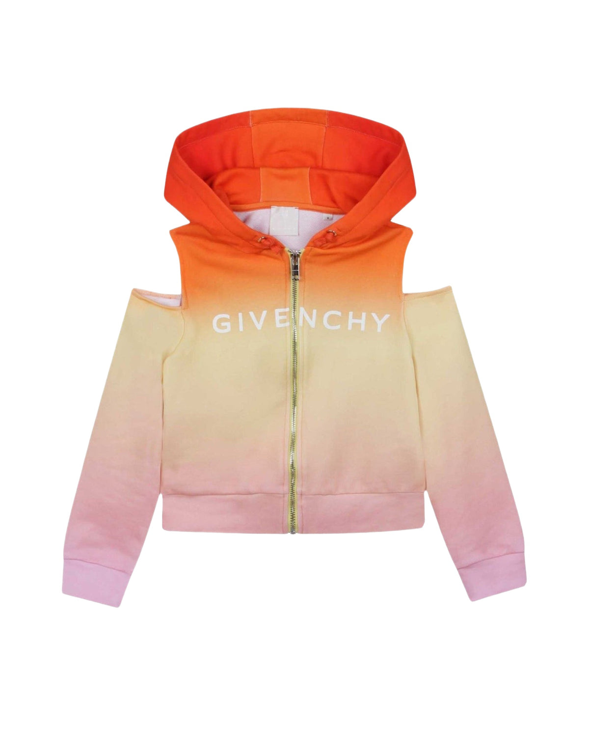 Cardigan à capuche imprimé dégradé - Unique