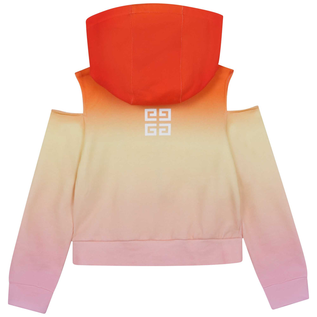 Cardigan à capuche imprimé dégradé - Unique