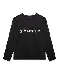 T-shirt à manches longues en coton - Black