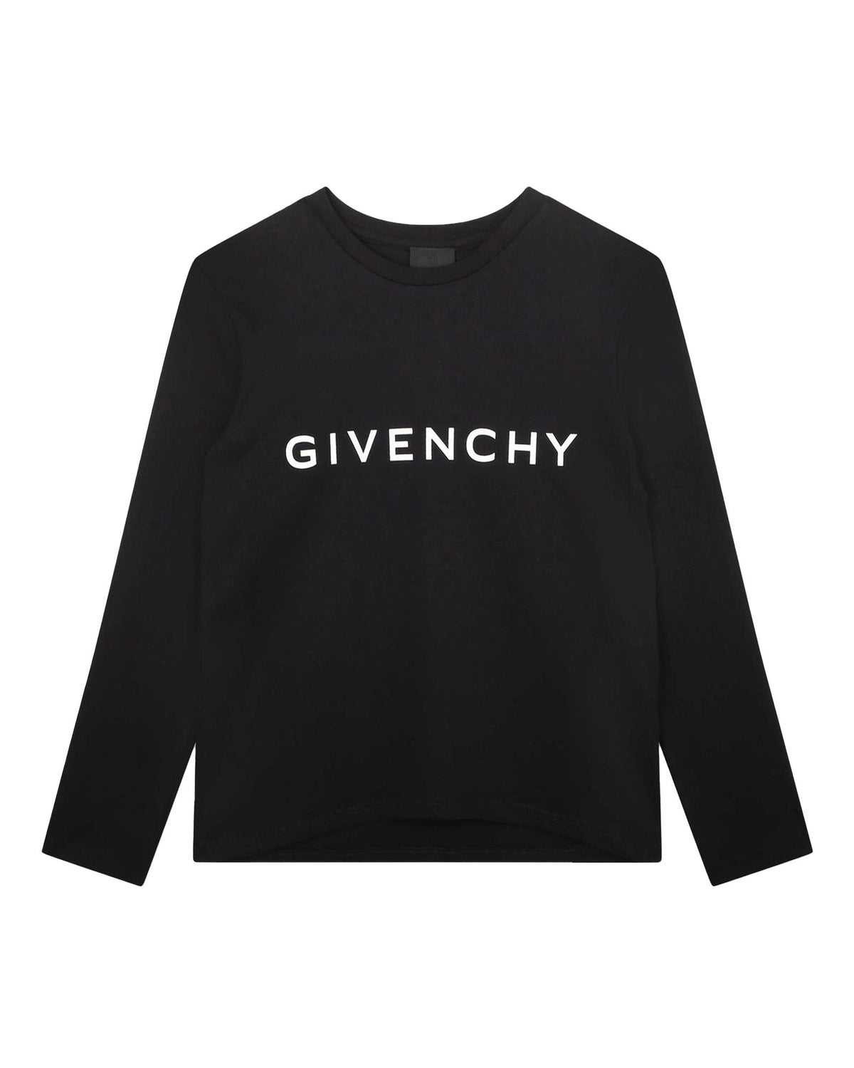 T-shirt à manches longues en coton - Black