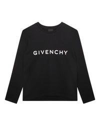 Long-sleeved cotton T-shirt - Black