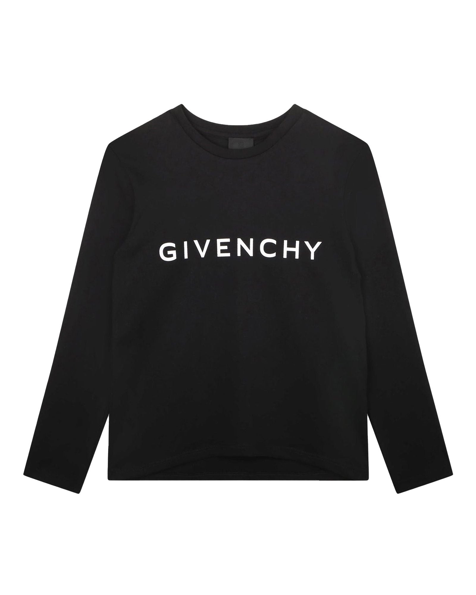 Long-sleeved cotton T-shirt - Black