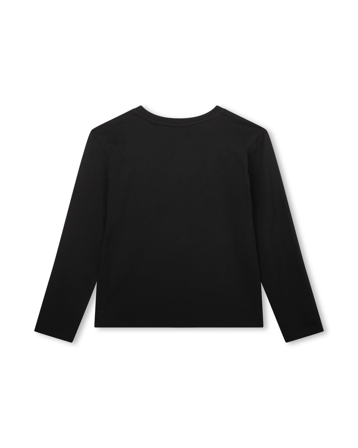 T-shirt à manches longues en coton - Black