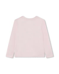 T-shirt à manches longues en coton - Marshmallow