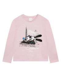 T-shirt à manches longues en coton - Marshmallow