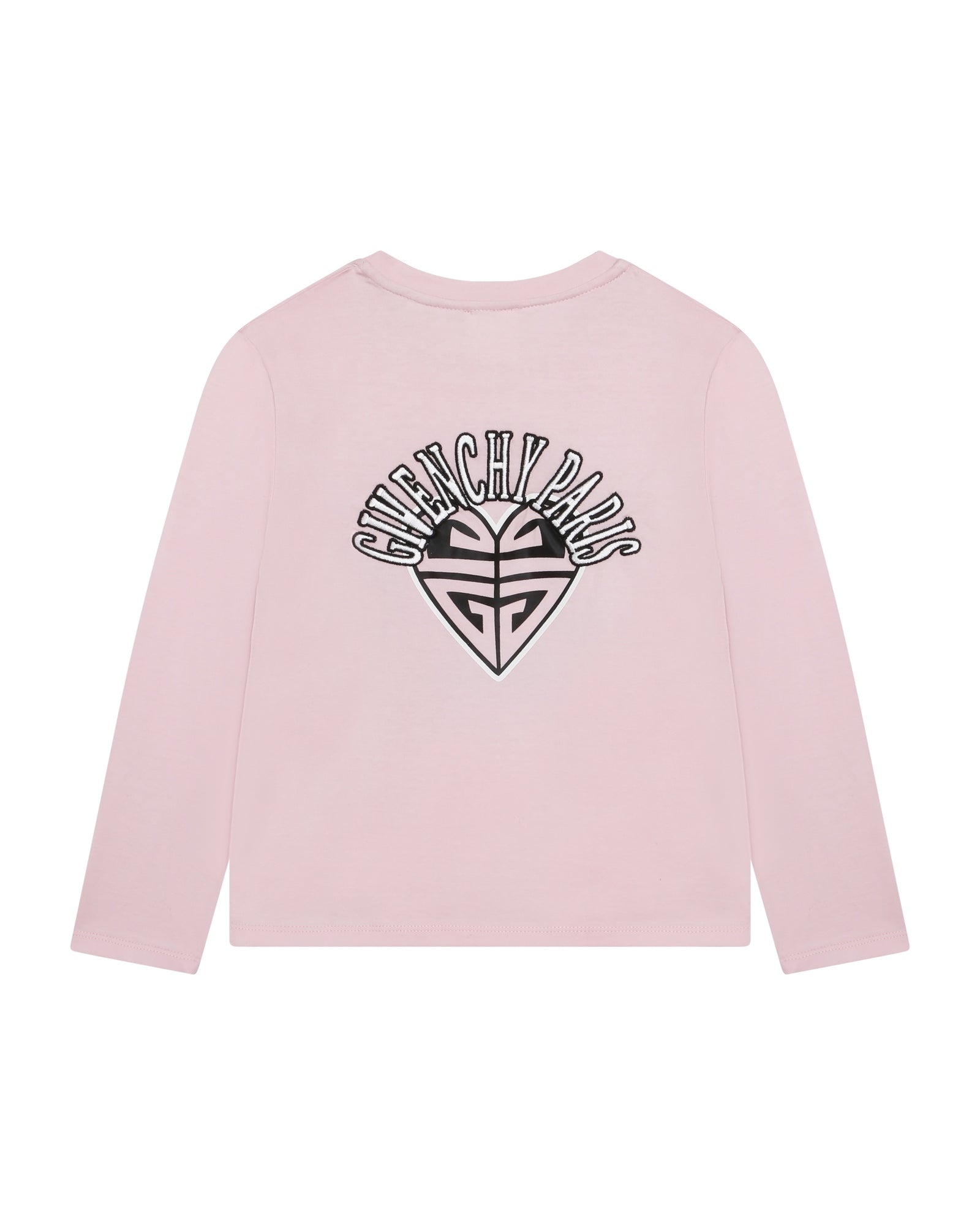 T-shirt à manches longues en coton - Marshmallow