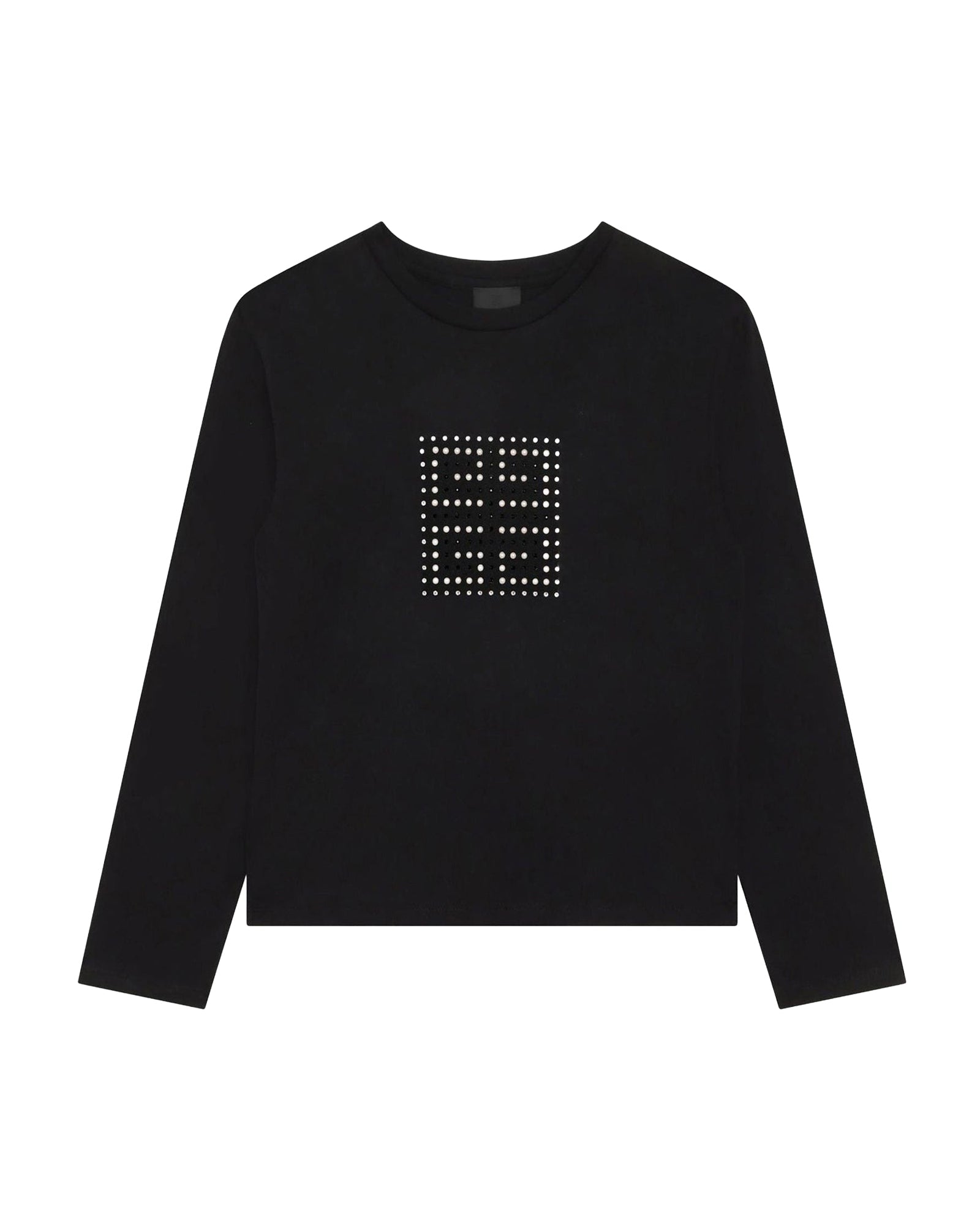 Long-sleeved cotton T-shirt - Black