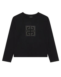 Long-sleeved cotton T-shirt - Black