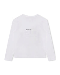T-shirt à manches longues en coton - Blanc