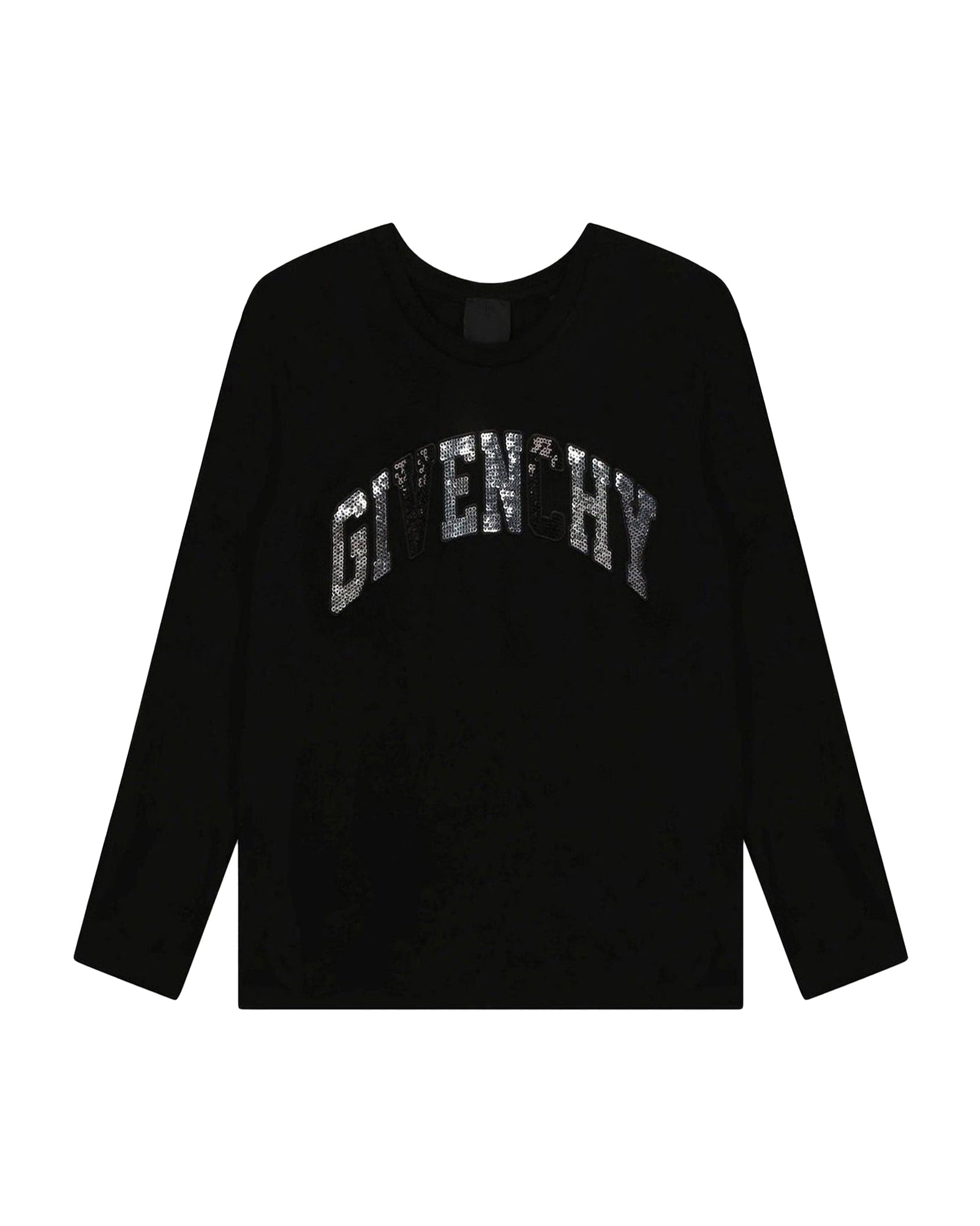 T-shirt à manches longues en coton - Black