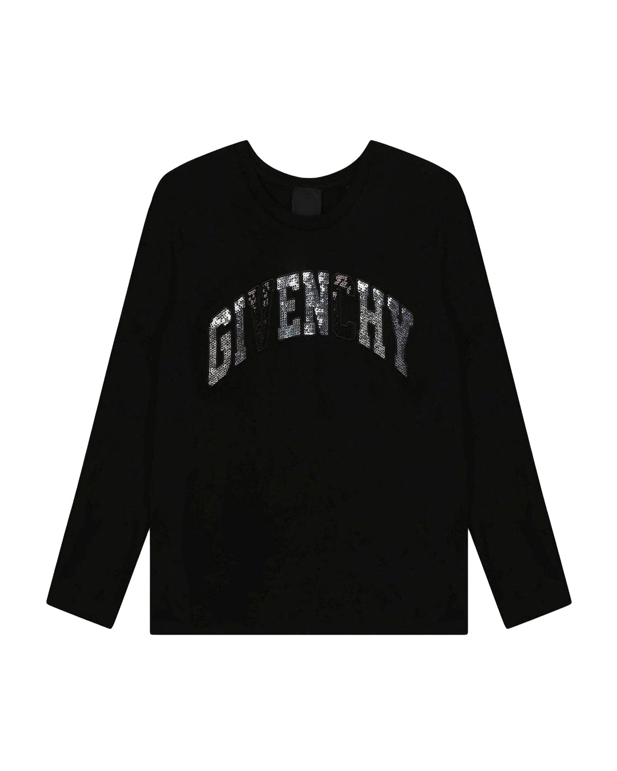 T-shirt à manches longues en coton - Black
