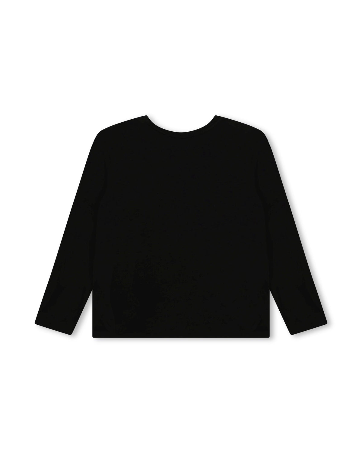 T-shirt à manches longues en coton - Black