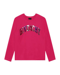 T-shirt à manches longues en coton - Rose Pep'S