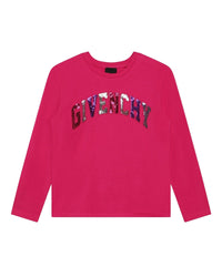 T-shirt à manches longues en coton - Rose pep's