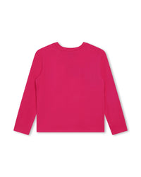 T-shirt à manches longues en coton - Rose pep's