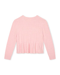 Pull à motif en tricot - Marshmallow
