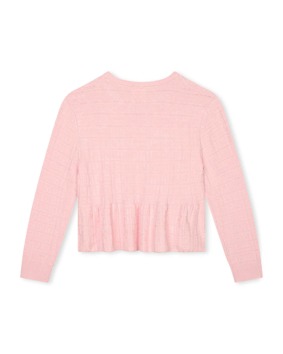 Pull à motif en tricot - Marshmallow