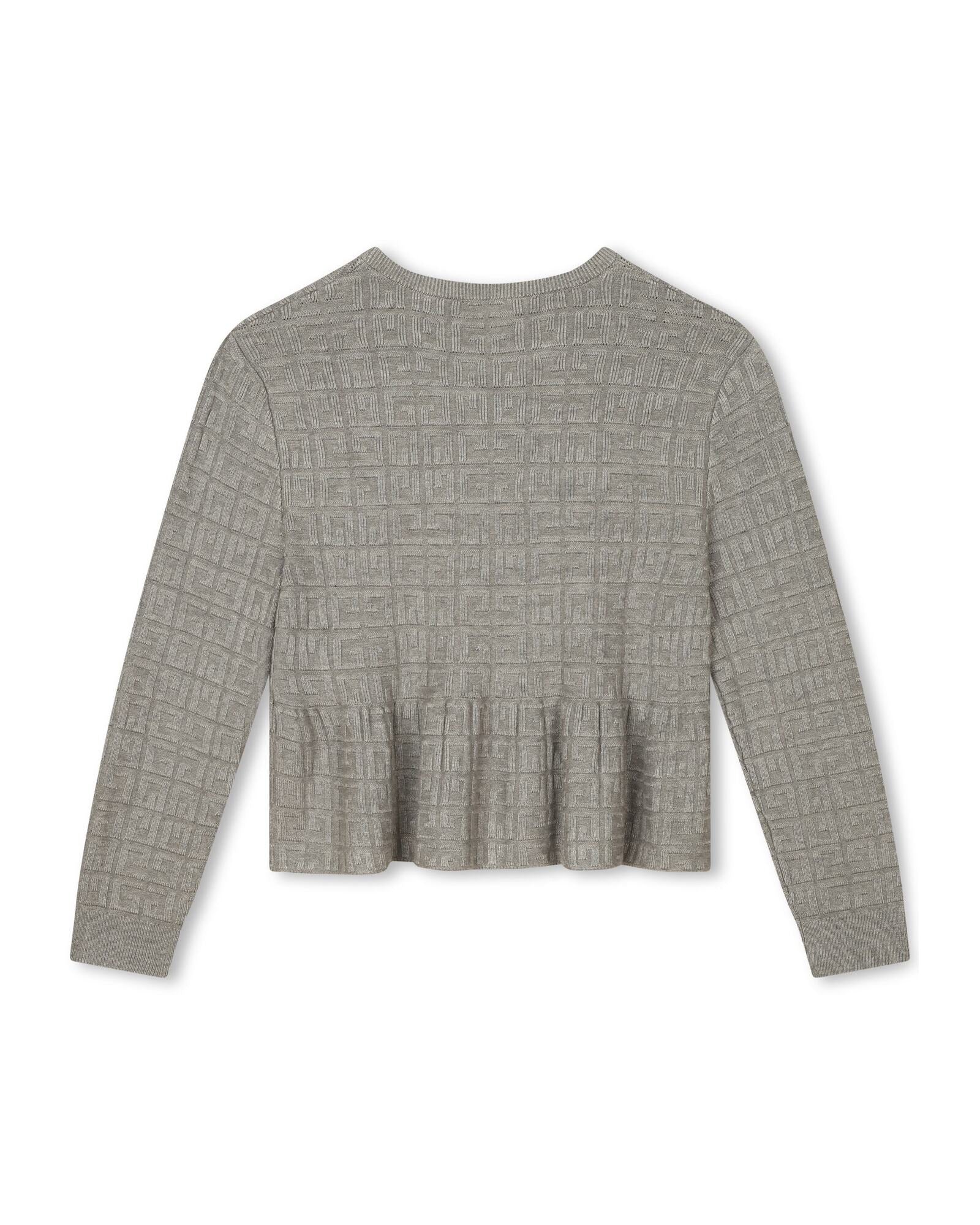 Pull en tricot - Gris Chiné