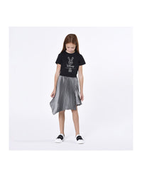 T-shirt à manches courtes en coton - Black