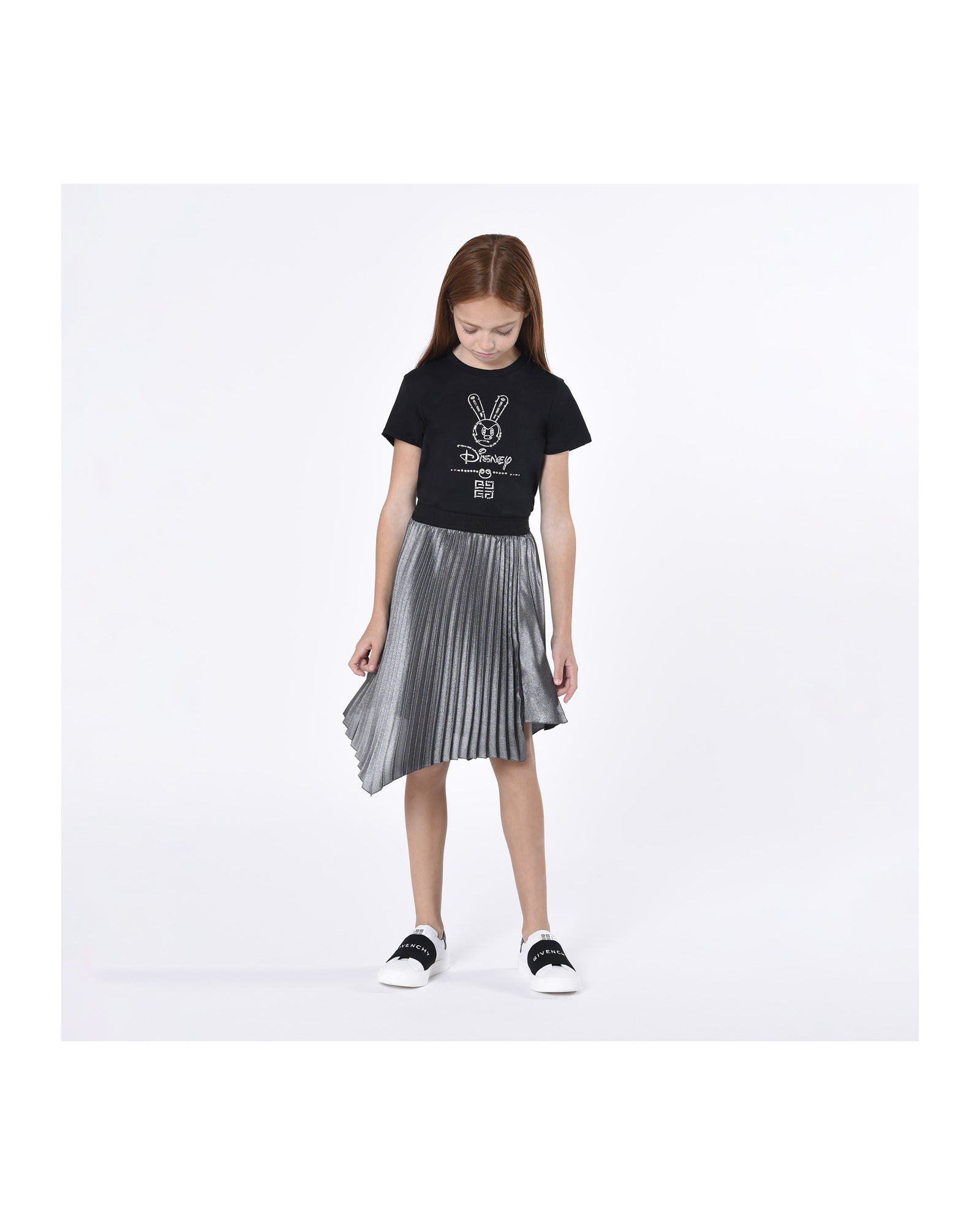 T-shirt à manches courtes en coton - Black