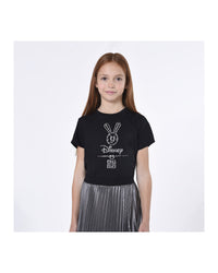 T-shirt à manches courtes en coton - Black