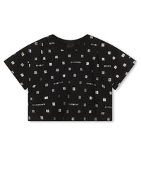 T-shirt à manches courtes en coton - Black