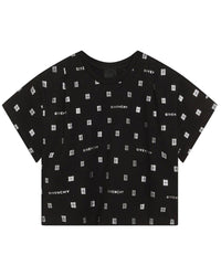 Short-sleeved cotton T-shirt - Black