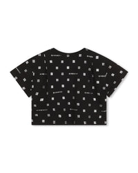 Short-sleeved cotton T-shirt - Black
