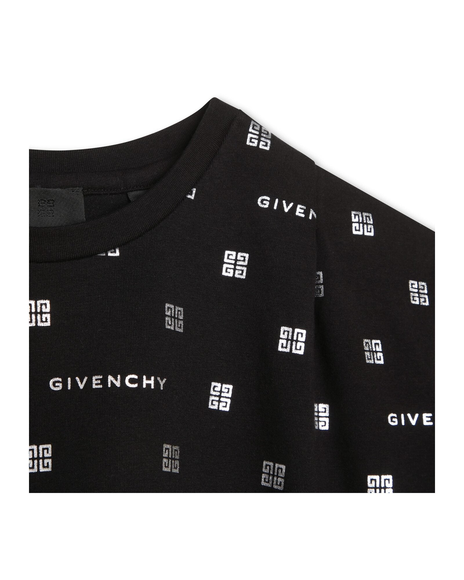 Short-sleeved cotton T-shirt - Black