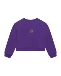 Sweatshirt en coton - Dark purple