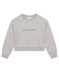 Sweatshirt en coton - Gris Chiné