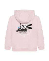 Sweat à capuche en coton - Marshmallow