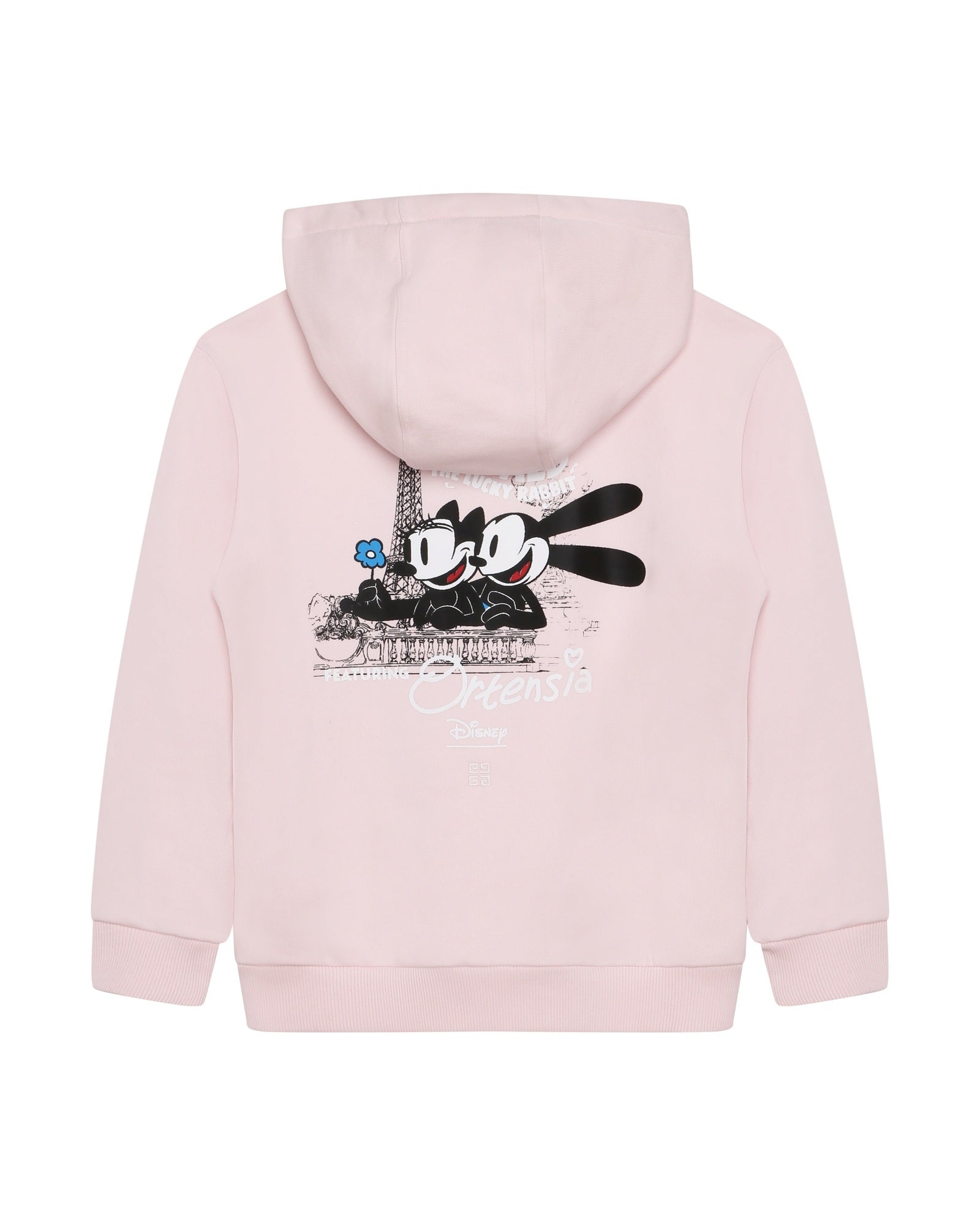 Sweat à capuche en coton - Marshmallow