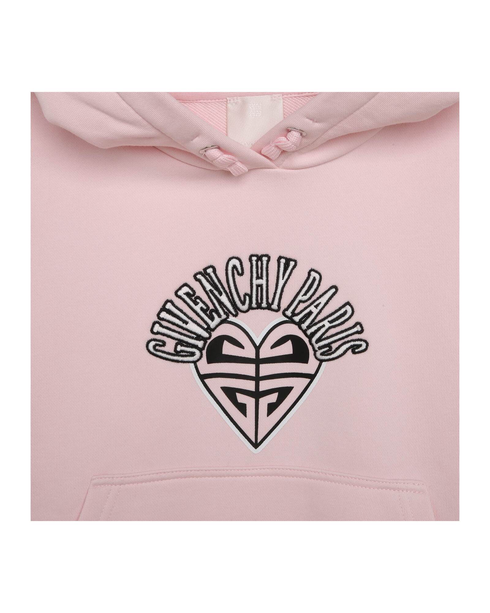 Sweat à capuche en coton - Marshmallow