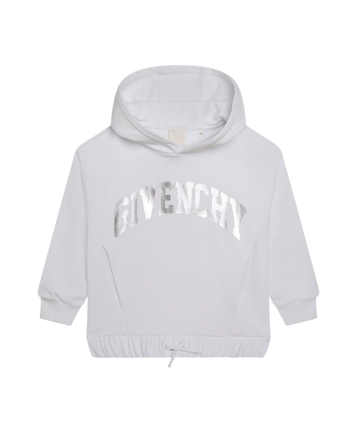 Sweatshirt à capuche en coton - Blanc