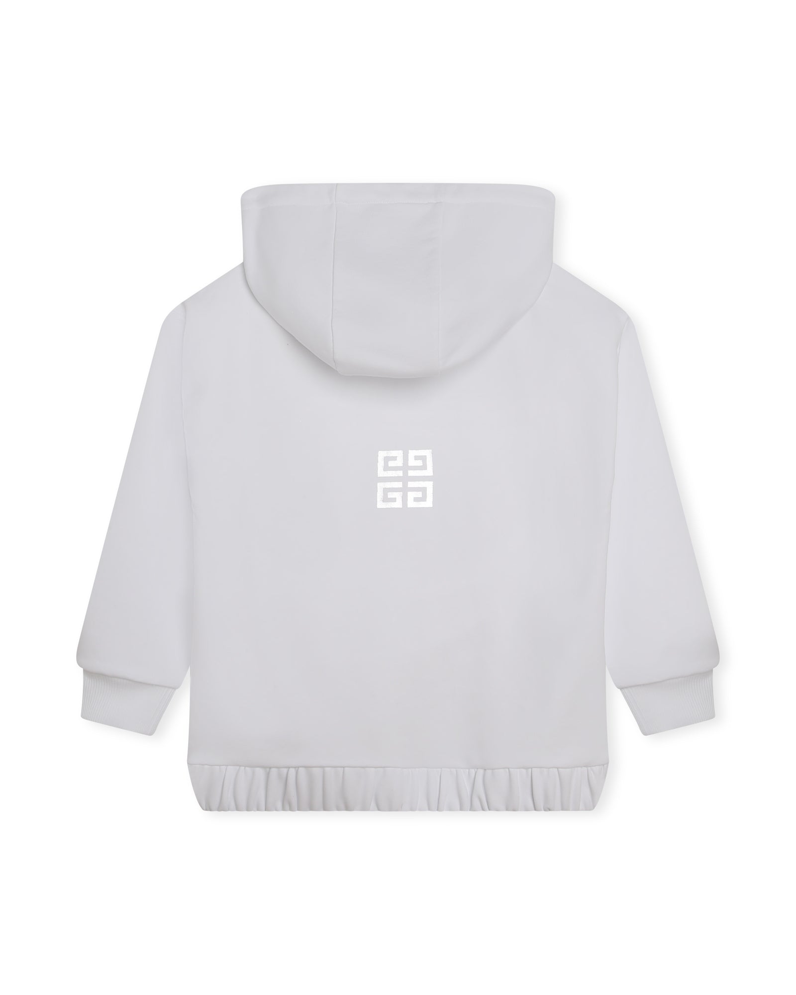 Sweat à capuche en coton - Blanc