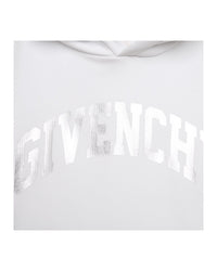 Sweatshirt à capuche en coton - Blanc