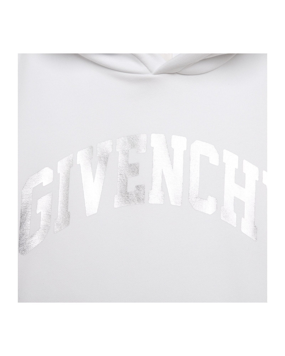 Sweatshirt à capuche en coton - Blanc