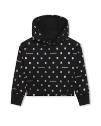 Sweatshirt à capuche en coton - Black