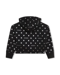 Sweatshirt à capuche en coton - Black