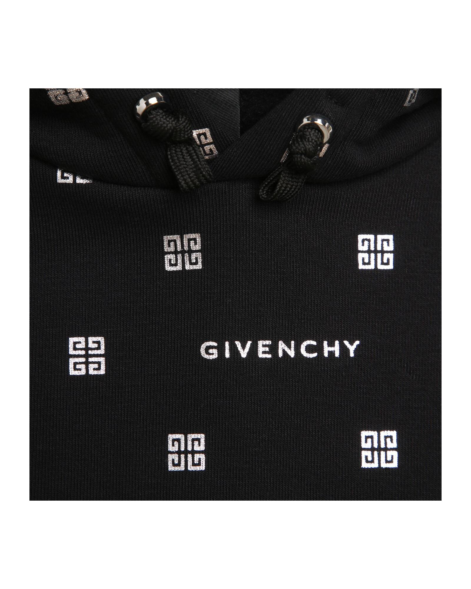 Sweatshirt à capuche en coton - Black