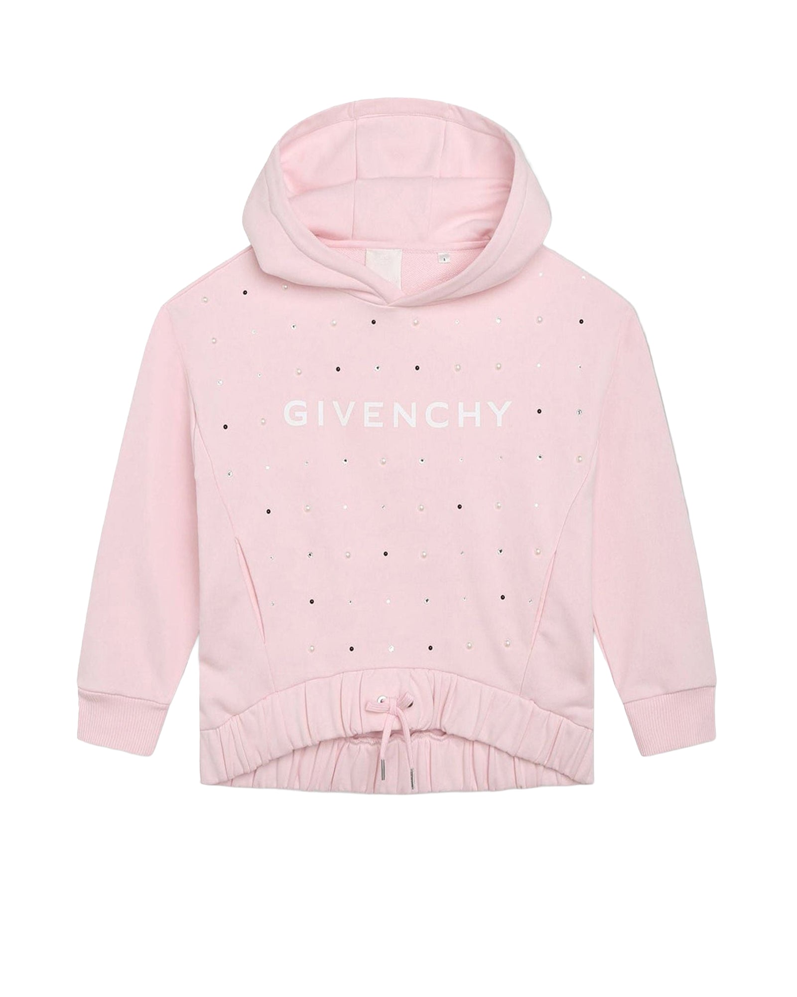 Sweat à capuche en coton - Marshmallow