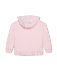 Sweatshirt à capuche en coton - Marshmallow