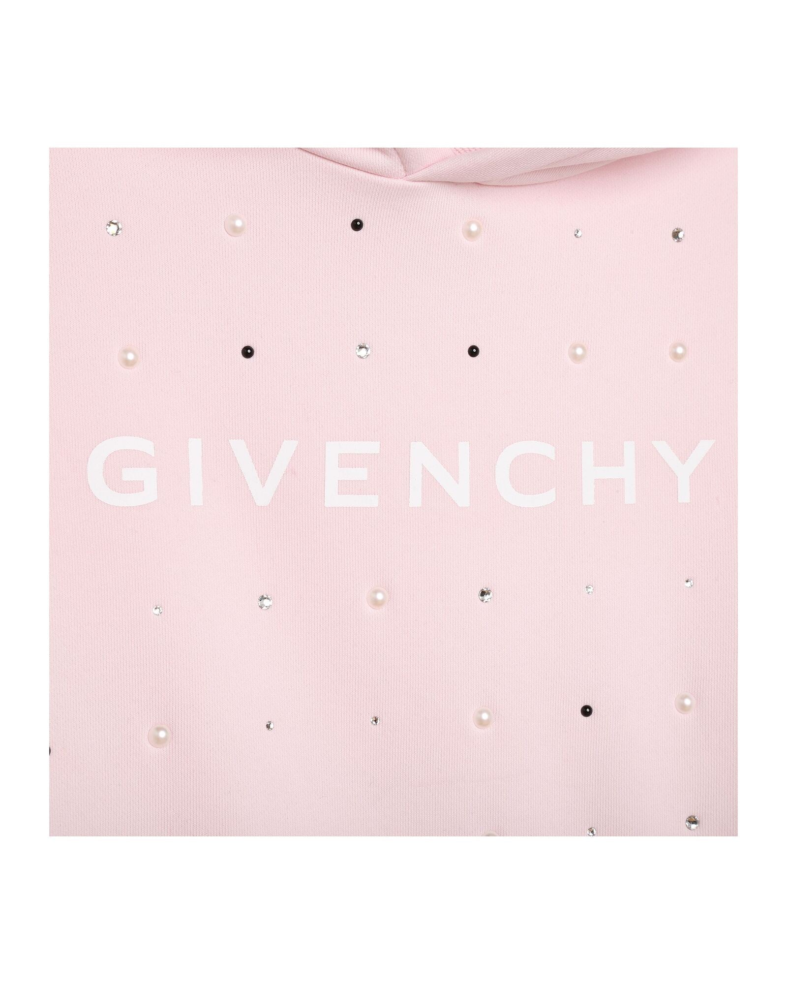 Sweat à capuche en coton - Marshmallow