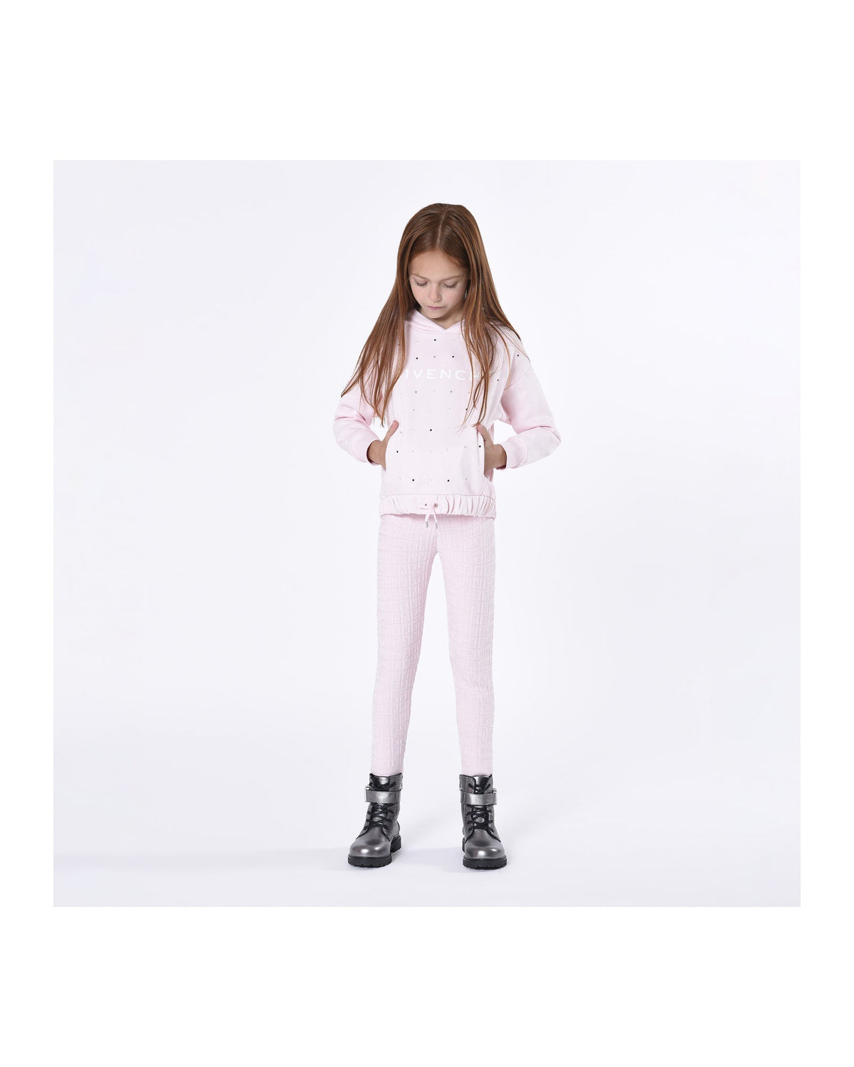 Sweatshirt à capuche en coton - Marshmallow